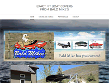 Tablet Screenshot of exactfitboatcovers.com